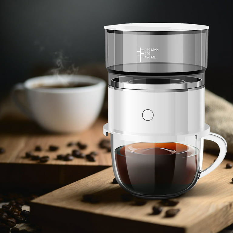 Portable Drip Coffee Pot Smart Automatic Hand Brewing Coffee Machine Battery  Powered Coffee Brewer Grinder for Kitchen Camping