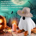thumbnail image 6 of Halloween Ghost Decoration Cowboy Cute Indoor Statues Spooky with Boots for Home Shelf Mantel Display, 6 of 9