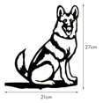 thumbnail image 2 of Negro Cachorro Perro Animal Insertar Forma Hierro Forjado Jardín Estaca Árbol Decoración Para Decorar Inevent HA043099-01, 2 of 6