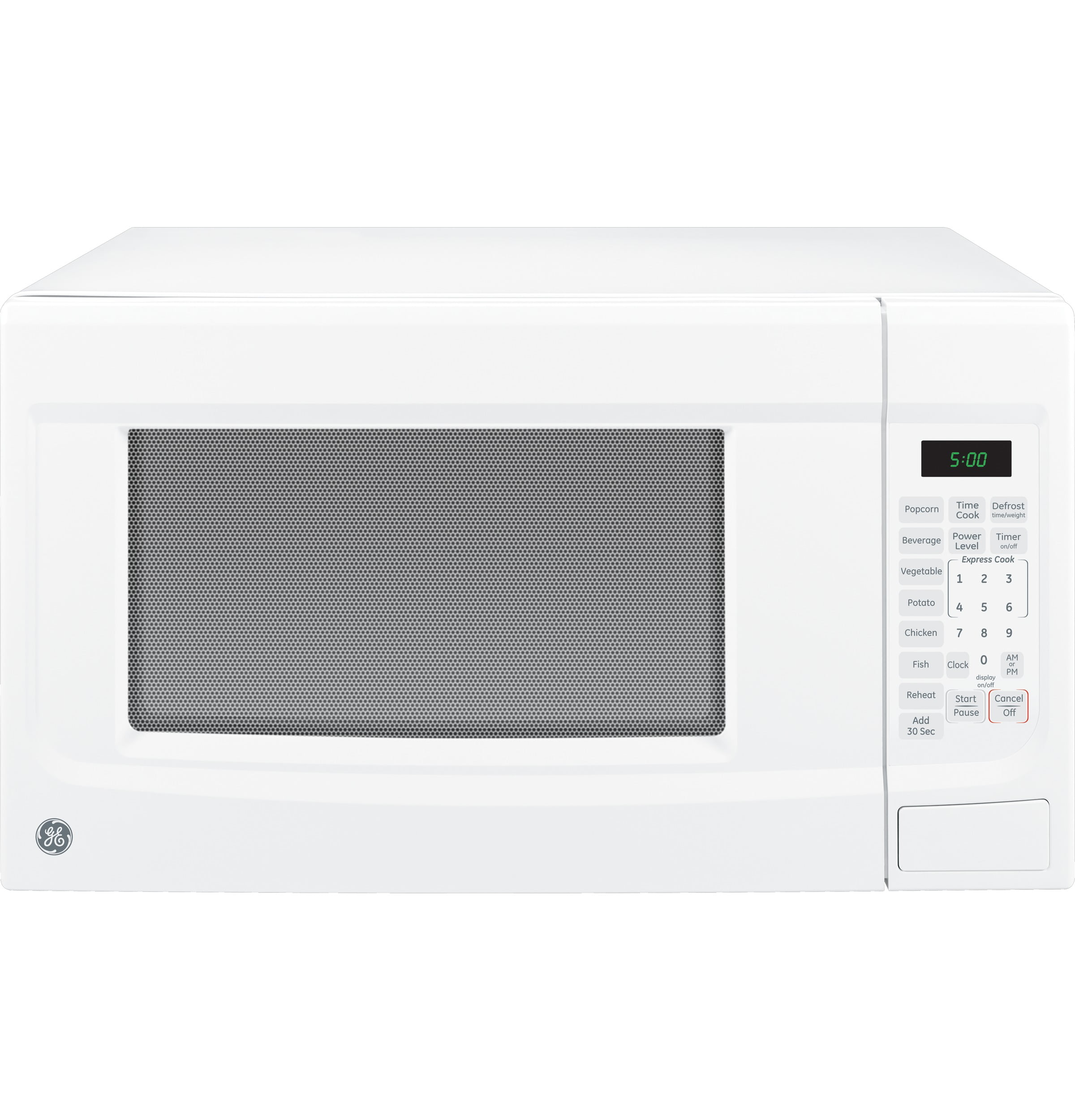 ge white countertop microwave