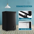 thumbnail image 2 of WANAI 2.5 Cubic Chest Freezer, Compact Deep Freezer with Top Open Door and Removable Storage Basket, 7 Gears Temperature Control, Energy Saving, for Office Dorm or Apartment, 2 of 9