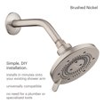 thumbnail image 6 of Brondell Nebia High Pressure Shower Head, Yuba NE80, Fixed Showerhead, 5- Setting, Precision Nozzle, Brushed Nickel, 6 of 10