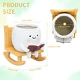 thumbnail image 5 of Rocking Chair Smiley Face Planter, Cute Plant Pots for Indoor Outdoor Plants, Succulent Pots with Drainage Hole, 5 of 8