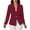 Wine, variant on Edvintorg Womens Blazers for Work Casual Long Sleeve Notch Lapel Suit Jackets with Buttons Fashion Clothing Women Wine XXL