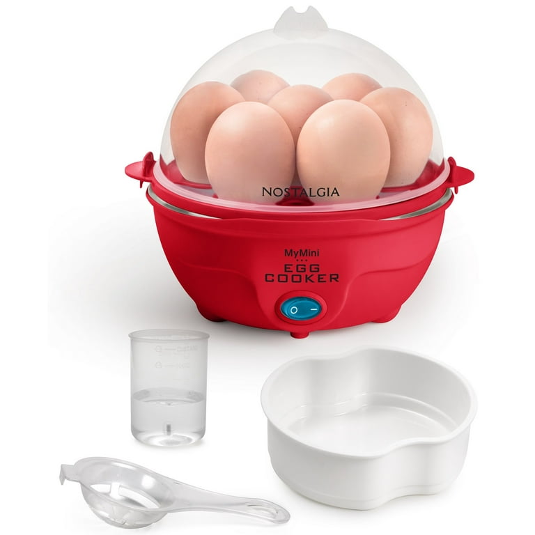 MyMini Premium 7-Egg Cooker, Red