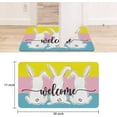 thumbnail image 6 of Welcome Easter Door Mat - Spring Summer Bunny Decor Mat 30x17 in - Indoor Outdoor Non-Slip Entryway Rug - Easter Spring Holiday Decor, 6 of 6