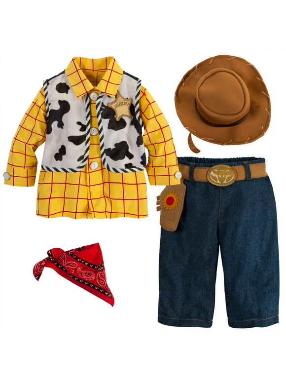Disney Store Toy Story Sheriff Woody Costume Outfit Set Baby Size 18 24 Months