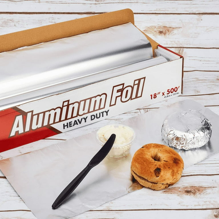 Choice 18 x 250' Food Service Non-Stick Heavy-Duty Aluminum Foil Roll