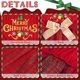 thumbnail image 5 of Vestido para perro cyeollo navideño a cuadros con pajarita dorada, 5 of 6