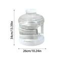thumbnail image 3 of 4 Gallon Water Container with Tap BPA Free Portable Water Storage Tank for Camping Hiking Outdoor Sports, Clear Water Jug with Handle Drinking Water Tank for Emergency Preparedness and Travel, 3 of 5