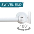 thumbnail image 4 of Turquoize 2 Pack Adjustable Magnetic Curtain Rods 16 to 28 inch Multi-Use for Iron and Steel Place with Upgraded Rotating Head, White, 4 of 11