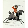 thumbnail image 2 of Rowlandson, Thomas 20x24 White Modern Wood Framed Museum Art Print Titled - Lambeth Cavalry, 2 of 4