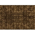 thumbnail image 1 of Ahgly Company Indoor Rectangle Abstract Orange Modern Area Rugs, 5' x 8', 1 of 4
