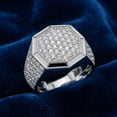 thumbnail image 5 of Pompeii 2 1/2Ct Diamond Men's Hexagon Pave Hip Hop Ring in 14k Gold (H/I,I1-I2), 5 of 6