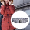 thumbnail image 3 of Corsé plisado arrugado, accesorios de ropa, cinturilla para chaqueta, suéter, decoración Gris plata, 3 of 6