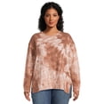 thumbnail image 2 of Terra & Sky Women's Plus Size Sweatshirt, 2-Pack, 2 of 5