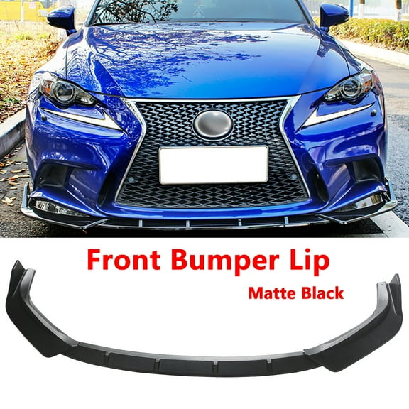 NINTE Front Bumper Lip for 2014-2016 Toyota Lexus IS250/IS350 F Sport Gloss Black Spoiler Splitter