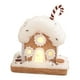 thumbnail image 3 of Casa navideña de jengibre iluminada con escena , ideal como regalo para fiestas o como pieza de colección de invierno para sala de Estilo C, 3 of 8