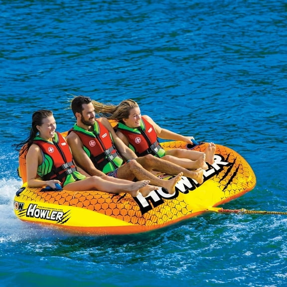 WOW World of Watersports Howler 3 person Towable (20-1050), Ages 12 