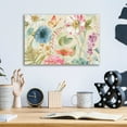 thumbnail image 3 of Epic Art 'Rainbow Seeds Flowers I Linen,' by Lisa Audit, Acrylic Glass Wall Art, 16"x12", 3 of 3