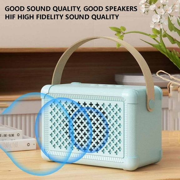 YZEGDCH Wireless Waterproof Bluetooth Party Speaker Waterproof Outdoor Noise Cancelling Speakers for Party Home Travel Hiking,Gift for Women Men