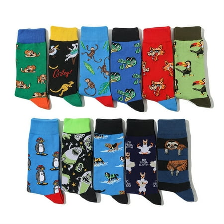 

Cartoon Cotton Crew Socks Novelty Colorful Fancy Socks Show Your Unique Style 6