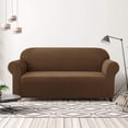 thumbnail image 2 of CHOK 2024 1-Piece Checks Stretch Sofa Cover Slipcover Couch Cover  Chair  Light Gray, 2 of 6