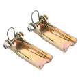 thumbnail image 1 of Unique Bargains 2'' Metal Replacement Latch Receiver Hitch for Trailer, Zinc Color 2 Pack, 1 of 5