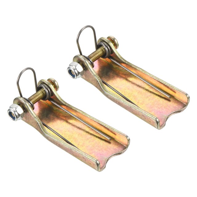 Unique Bargains 2'' Metal Replacement Latch Receiver Hitch for Trailer, Zinc Color 2 Pack