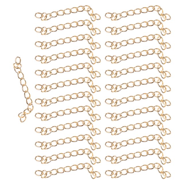 Bracelet Extension Chain,25Pcs Jewelry Extension Chain Tail Extender Jewelry Extension Chain Rapid Response