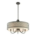 thumbnail image 4 of Livex Lighting Arabesque 6 Light Pendant Light in English Bronze, 4 of 14