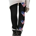 thumbnail image 4 of Nrmvnmi Patriotic High Waist Leggings for Women Fourth of July American Flag Patterned Compression Tights Women USA Flag Mothers Day Gifts For Her, 4 of 6