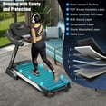 thumbnail image 4 of SuperFit Tapis Roulant Électrique Pliant 4.75HP avec Application, Inclinaison Automatique, Programmes Préréglés, Haut-Parleurs, 4 of 10