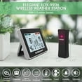 ELEGIANT Wireless Weather Station with Indoor/Outdoor Thermometer, Moon