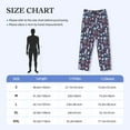 thumbnail image 5 of Disketp Watercolor Marine Animals Men's Pajama Pants - Ultra Soft Fleece Sleep and Lounge Pants (Size: S-XXL), 5 of 6