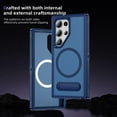 thumbnail image 3 of Allytechgroup for Samsung Galaxy S23 Ultra Case, Military Grade Shockproof Phone Cover with MagSafe Compatibility, Magnetic Back for Car Mount - Rugged Slim-Fit Bumper Case (TPU + PC), Blue, 3 of 7