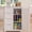 White, variant on Small Kitchen Pantry Cabinet with Shelves and Door,Noelse 33'' Short Pantry Storage Cabinet with 4 Drawers for Kitchen Dining Room and Bathroom, Dark Brown