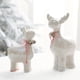 thumbnail image 5 of Adornos navideños para el hogar, adornos de escritorio, mini muñecos de nieve de cerámica, alce, luz brillante, decoración navideña, 5 of 5
