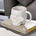 thumbnail image 2 of Uutvmp Halloween Mug Skull Bar Mug, Ceramic Mugs, Halloween Themed Skeleton Head Drinking Cups with Handles, 2 of 6