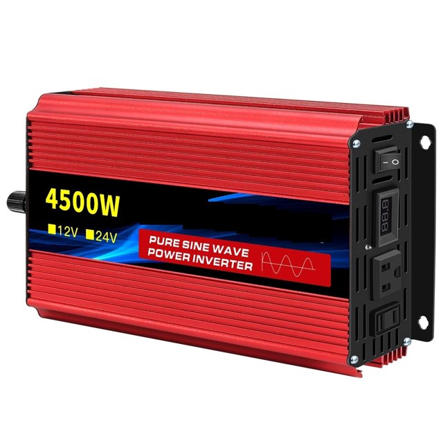 1600w-4500W 12V/24V To AC 220 50Hz Pure Sine Wave Inverter Car Power Tranfermer With LED Display ,Multiple Protections