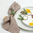 thumbnail image 3 of SHISUYAN Farmhouse Napkin Rings with Realistic Green Leaves Design Made of Natural Jute Rope for Kitchen Use, 3 of 8