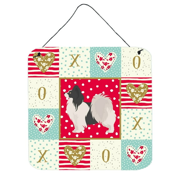 Papillon 2 Love Wall or Door Hanging Prints Red