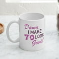 thumbnail image 4 of CafePress - 70Th Birthday Humor Mugs - 11 oz Ceramic Mug - Novelty Coffee Tea Cup, 4 of 6