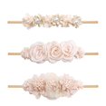 thumbnail image 1 of mligril - Juego de diademas de flores para bebé, accesorios para el pelo, banda elástica para el pelo, corona floral, regalos de cumpleaños y Navidad para recién nacidos, 3 unidades, 1 of 3