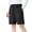 Black, variant on Boys Summer School Uniform Shorts Breathable Elastic Waist Knee Length Multi Color Everyday and Play Shorts
