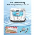 thumbnail image 3 of Limpiador de joyas BCOM, 46 kHz, ultrasónico, retenedor dental, negro, 3 of 9