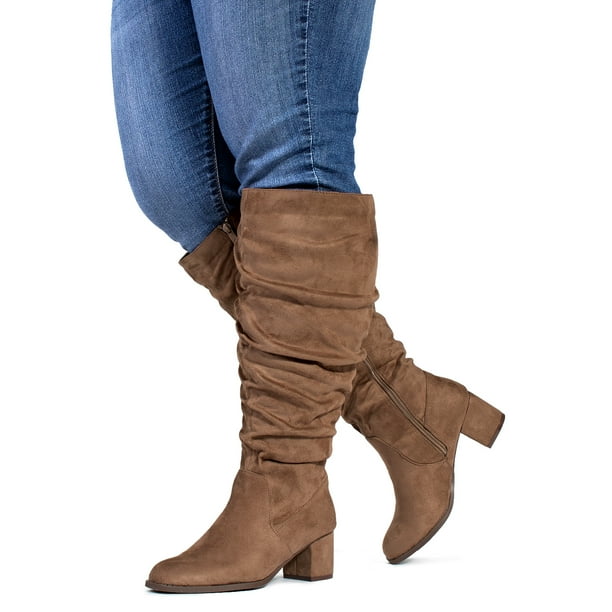wide calf boots thigh high