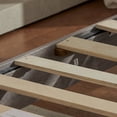 thumbnail image 6 of LIFEMENT King Signature Wood Platform Bed Frame with Gray Headboard, Noise-Free, Under Bed Storage, No Box Spring Needed, Easy Assembly, 6 of 7