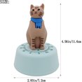 thumbnail image 2 of Minuterie de Cuisine en Forme de Chat Mécanique (Brun), 2 of 6