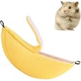 thumbnail image 2 of Cama de plátano para hámster, hamaca para casa de hámster, cama para animales pequeños, jaula para casa, nido, accesorios para hámster, planeador de azúcar, hámster, Animal pequeño para mascotas TUNC Sencillez, 2 of 5